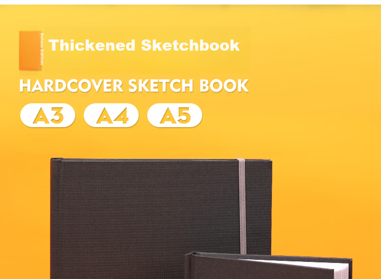 Mont Marte A5 Sketchbook 80 Sheets Thickened Art Colored Pencil Drawing Book Children's Drawing Hand-painted Sketchbook Student Drawing Notebook Journal 3