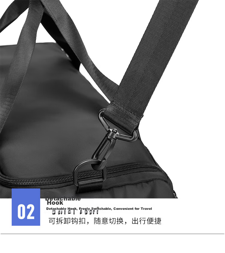 POLO Men's Travel Bag Luggage Duffle with Separate Shoe Compartment Waterproof Sports Gym Bag Business Handbag Birthday Gift 21