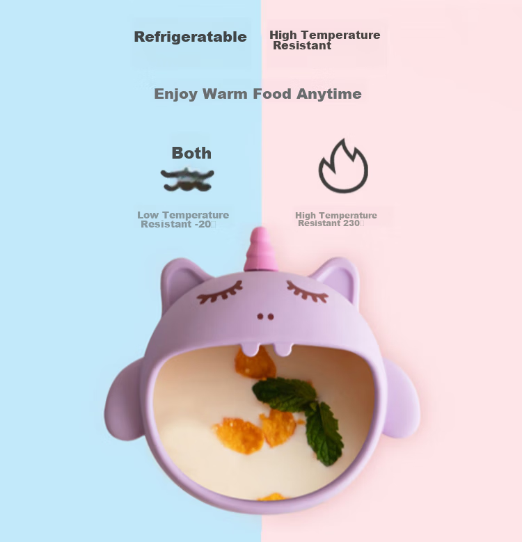 Didinika Baby Food Bowl, Infant Plate with Suction Cup, for Learning to Eat, Suitable for 6 Months And Above, Suction Cup Type, Food-Grade Silicone, Orange Color 13