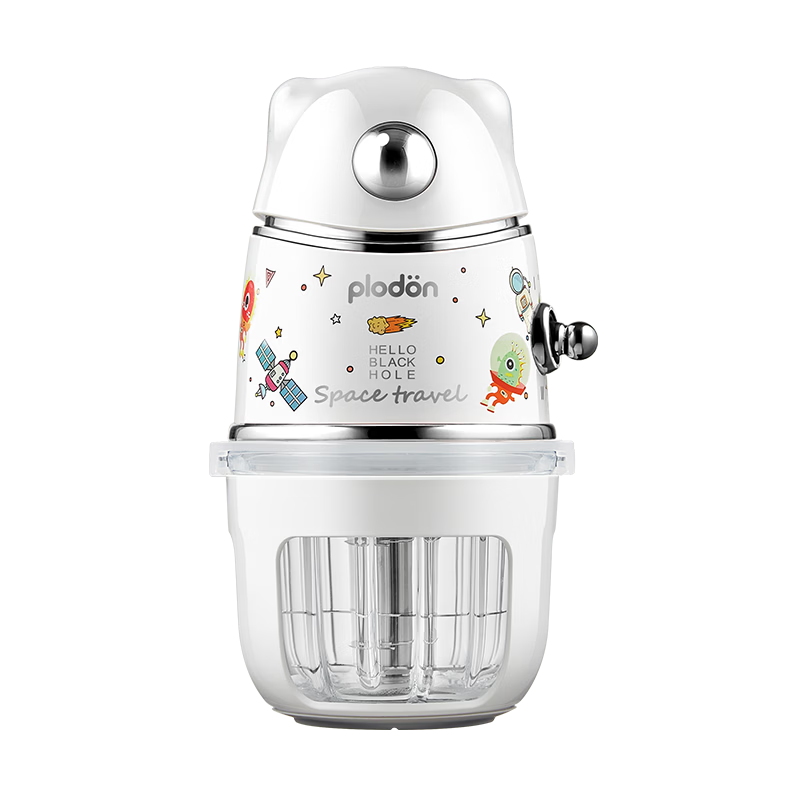 PLODON Baby Food Processor Infant Puree Maker [Two-Speed] [Steel Shaft] Eight Blades - Single Cup Single Blade