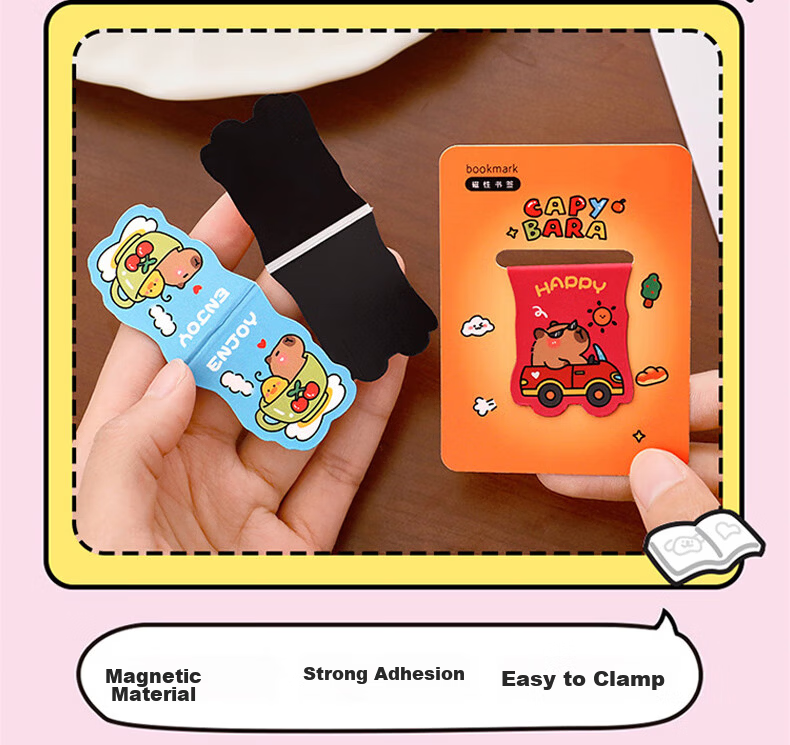 Shiluode Inspirational Text Magnetic Bookmarks Kindergarten Graduation Gifts Student High-Quality Page Clips Exam Motivation Blessing Stationery Small Prizes 4 Sets 8 Pieces 7
