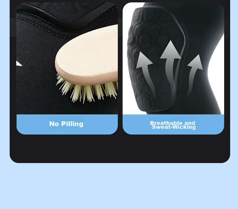 LI-NING Kids Sports Knee Pads Professional Protective Basketball Honeycomb Impact Resistant Knee Guards Patella Running Anti-Fall Leg Protection 28