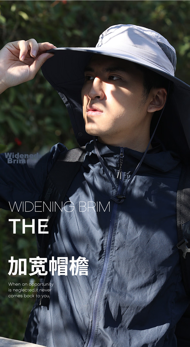 SupFire Outdoor Sunshade Hat Summer Sun Protection Hat with Detachable Face Mask for Men and Women Cycling Fishing 08 6
