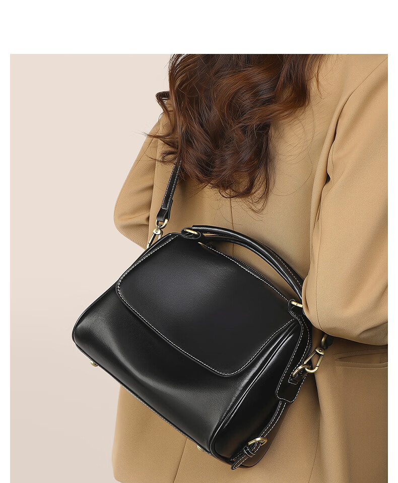 YUYULA Leather Handbag, Women's Crossbody Tote Bag, Large Capacity Brand Shoulder Bag, Practical Birthday And Mother's Day Gift for Mom 9