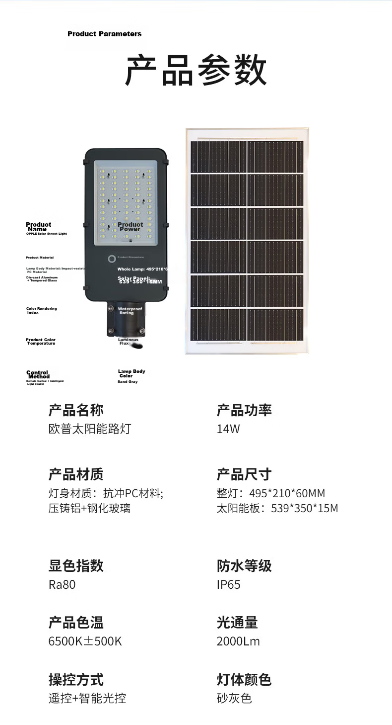 OPPLE LED Outdoor Floodlight Spotlight Factory Sports Stadium Outdoor Lighting Waterproof Floodlight Searchlight Advertising Light 200W White Light IP66 6
