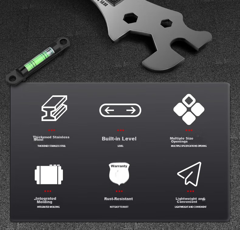 GREENER Universal Shower Wrench Multi-Functional Bathroom Wrench Household Small Thick Multi-Purpose Wrench 2