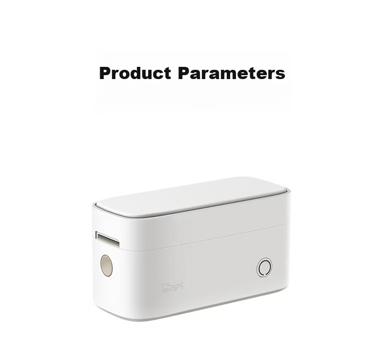 Deli Q1 White Portable Thermal Label Printer for Home Use - Planner Name Tags, Storage Labels, Price Tags, Food Label Printer - Package 2 29