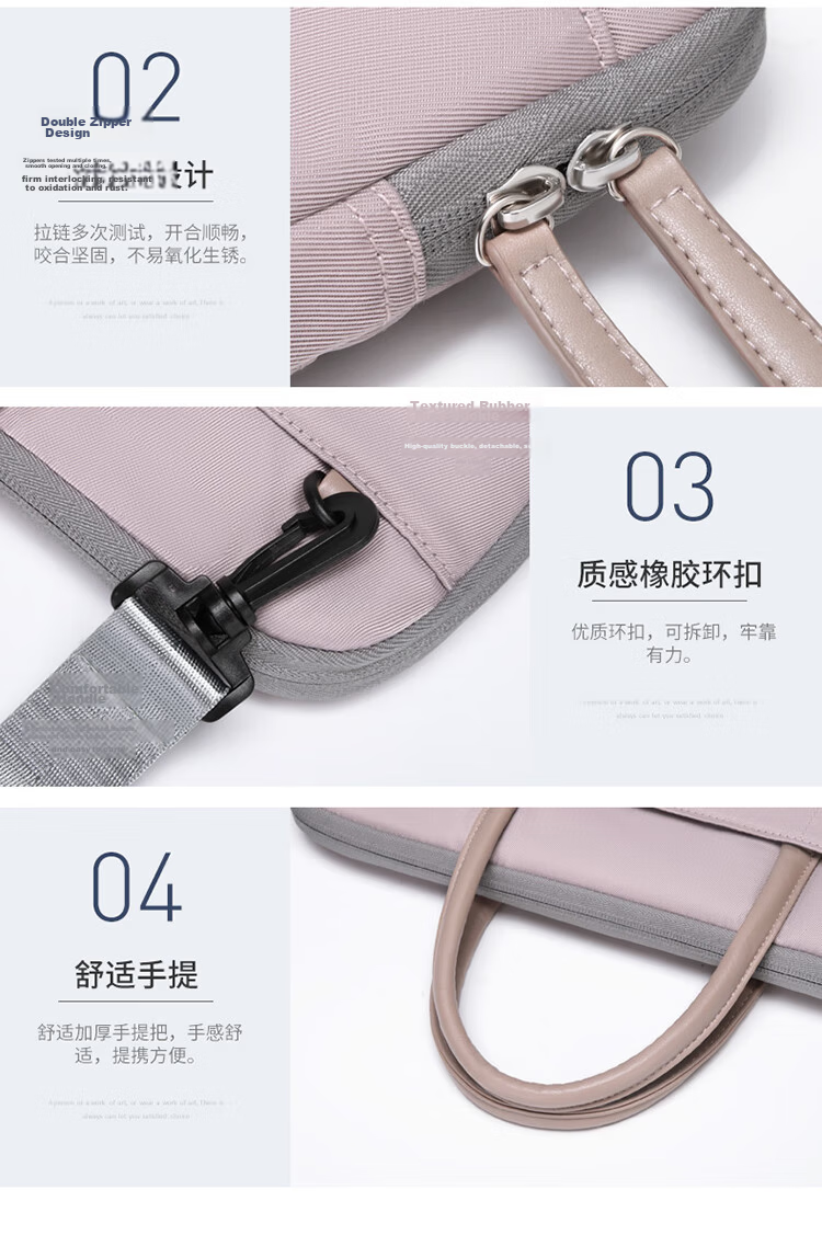 GOLF Laptop Bag for Women, 15.6-Inch Handheld Apple Notebook, Huawei Shoulder Crossbody Bag, Business Briefcase for Commuting 41