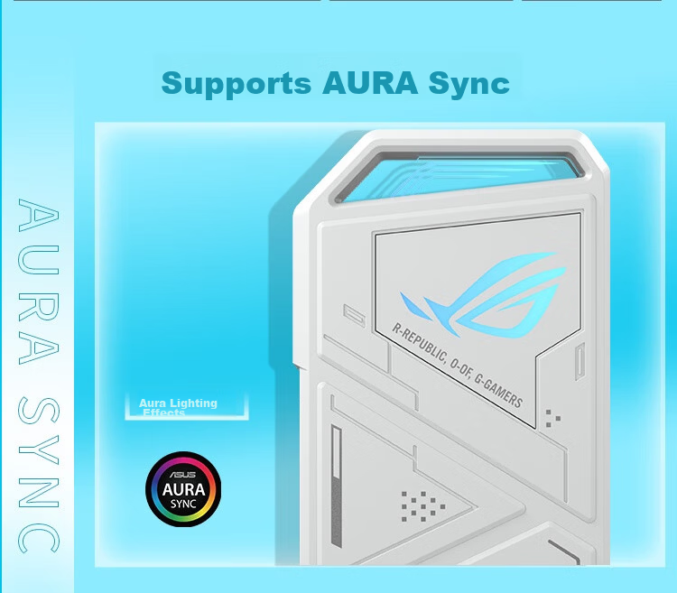 ASUS ROG STRIX ARION White Phantom Standard Edition M.2 NVMe External SSD Enclosure Full Aluminum Body/10Gbps 11