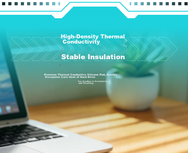 ANQULIFE M.2 RGB SSD Heatsink NVMe Aura Sync SSD Cooler Full Aluminum Double-Sided Heat Dissipation High-Efficiency Cooling AQ-E105 5