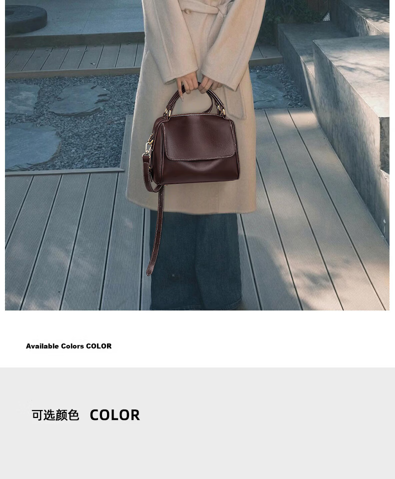YUYULA Leather Handbag, Women's Crossbody Tote Bag, Large Capacity Brand Shoulder Bag, Practical Birthday And Mother's Day Gift for Mom 21