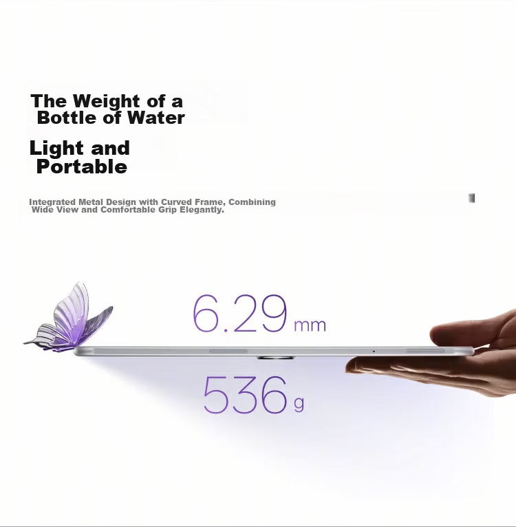 OPPO Pad 3 11.61-Inch Tablet, 8GB+256GB, Aurora Purple, Office Gaming Learning Entertainment OnePlus Tablet, Subsidies Available 5