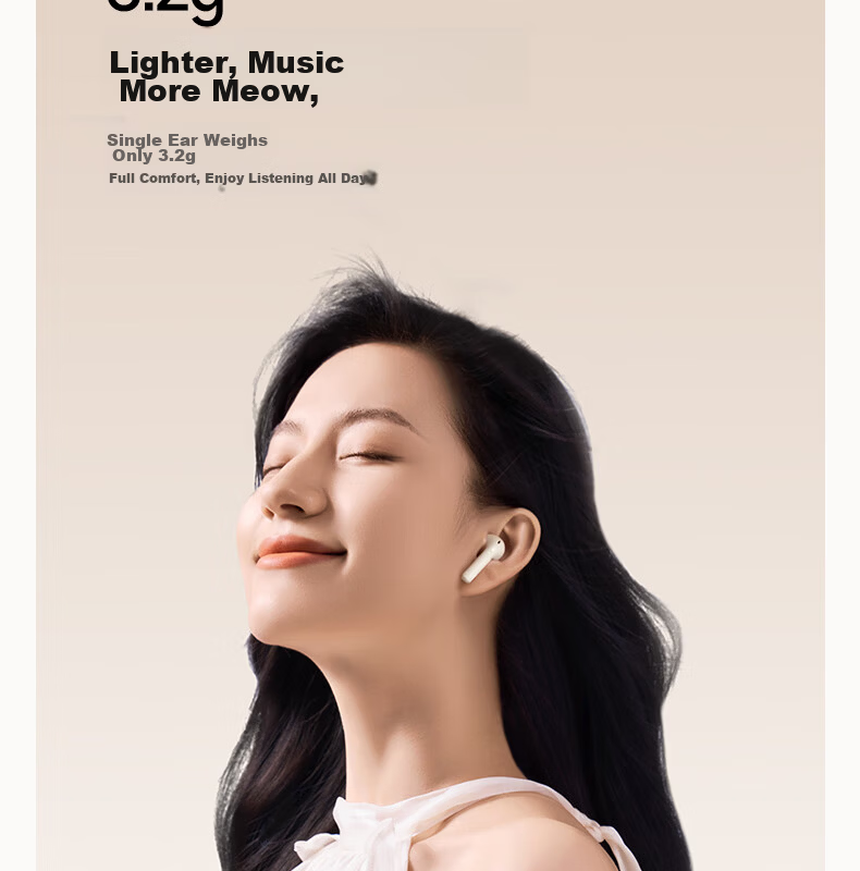 EDIFIER Zero Miaomiao Series Limited Edition Gift Box, True Wireless Bluetooth Earphones, Semi In-Ear Headphones, Holiday Birthday Gift Box, Siroma Miaomiao, Graduation Gift 12
