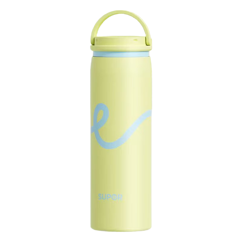 SUPOR Rotating Lid Insulated 316L Stainless Steel Tea Infuser Cup for Men and Women, High-Value Car Water Bottle