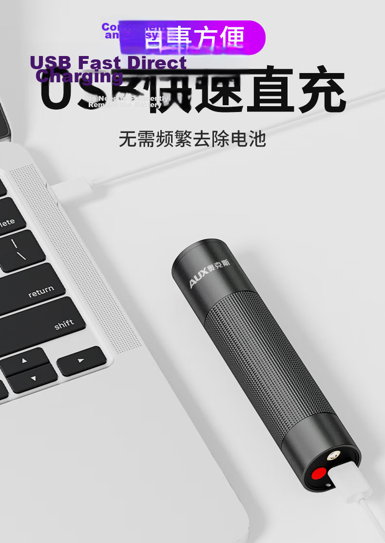 Aokesi UV Light, Wood's Lamp, Cat Ringworm Light, UV Black Mirror for Cat Urine Inspection, Fluorescent Agent Detection Flashlight 11