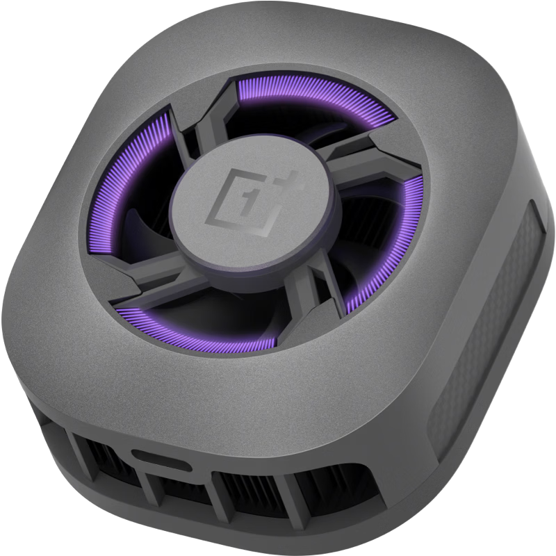 OnePlus 40W Super Ice Point Magnetic Cooling Fan Deep Space Silver Low Noise Dual Airflow Rapid Cooling Compatible with OPPO OnePlus Huawei iPhone 17 Series AI