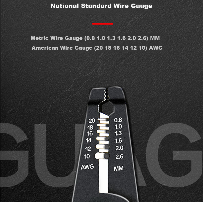 Deli Four-In Automatic Wire Stripper, 7.5 Inch, Labor-Saving, Multifunctional Electrician Pliers, Automatic 6