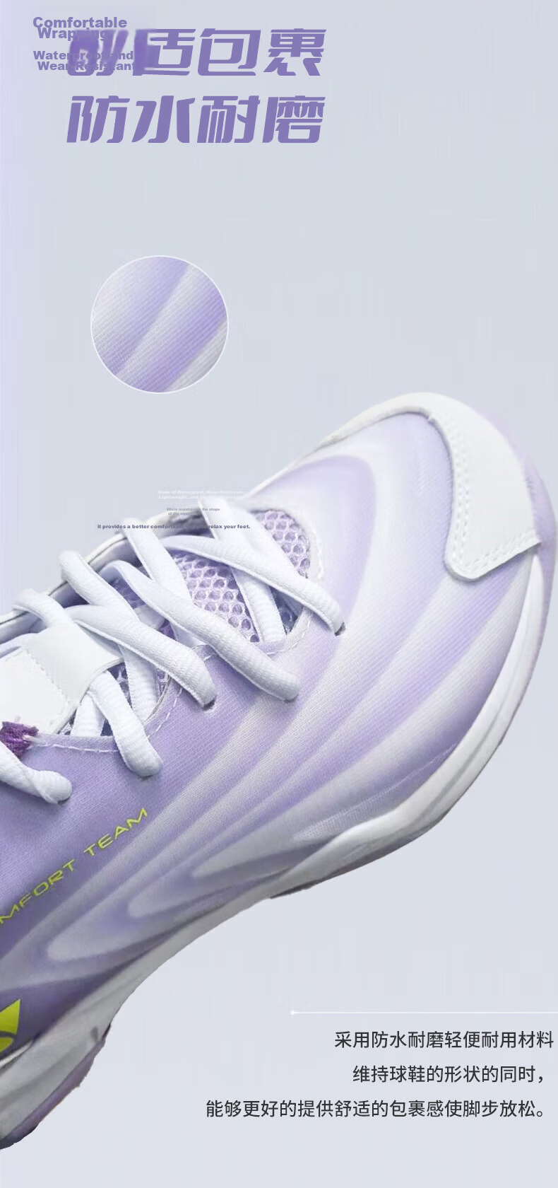 YONEX Badminton Shoes for Men And Women, Professional Shock-Absorbing Sports Shoes SHBCFT2EX White/blue 41 2