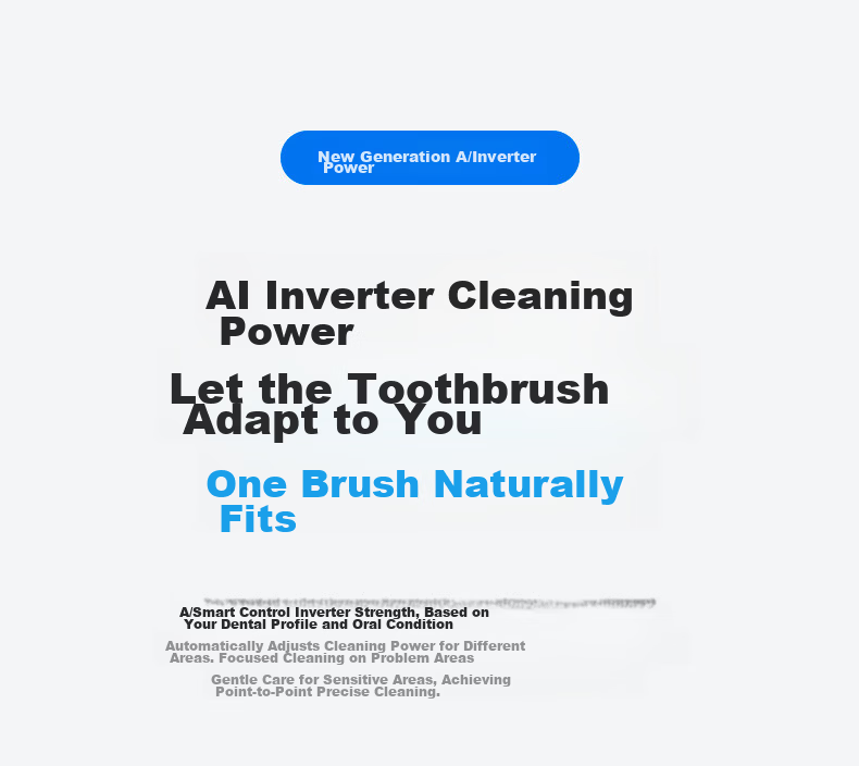 Usmile Smile Plus Electric Toothbrush Y30S AI Smart New Power Large Swing Shock Absorption Long Battery Life 120 Days Y30S Glacier White Birthday Gift 7