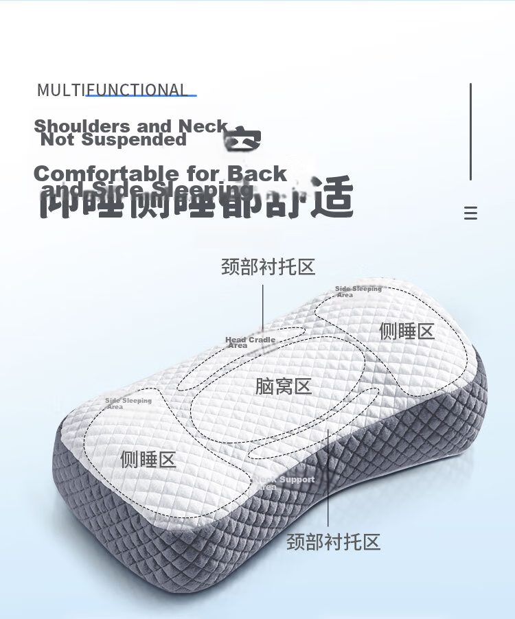 Aeromax Small Memory Foam Pillow for Office Nap, Student Lunch Break, Multifunctional Portable Sleeping Pillow Cushion Pillow 4