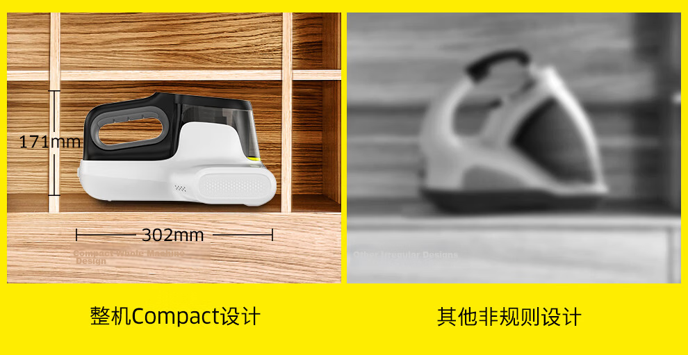 KARCHER Germany Kärcher Handheld Mite Removal Vacuum Cleaner Bed Vacuum Cleaner Mite Removal All-in-One High Suction UV Sterilization 65°C Hot Air Drying Bed Care MVH-M3 13