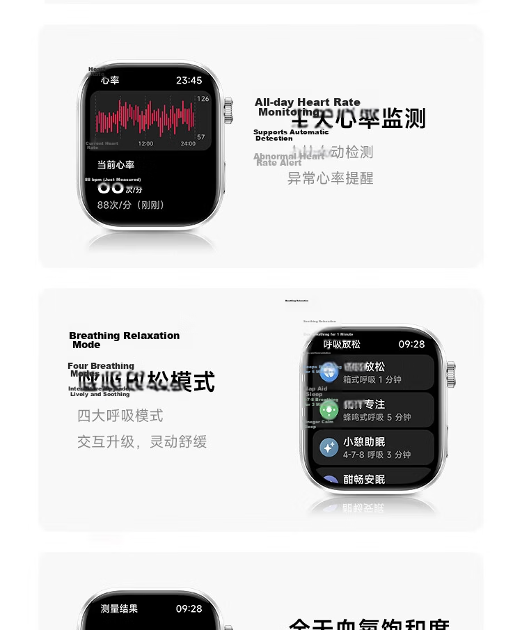 Xiaomi (MI) REDMI Watch 6 Moonlight Silver National Subsidy Surge OS 3 Heart Rate and Blood Oxygen Monitoring Bluetooth Calling Redmi Watch 6 Smartwatch Xiaomi Car 30