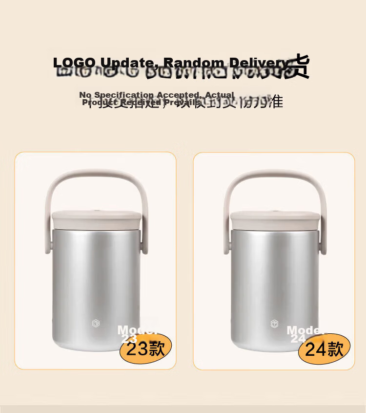JD Original Insulated Lunch Box, 304 Stainless Steel Food Container, Individual Meal Box for Office Workers, Multi-Layer Student Bento Box, 2.2L Black 3