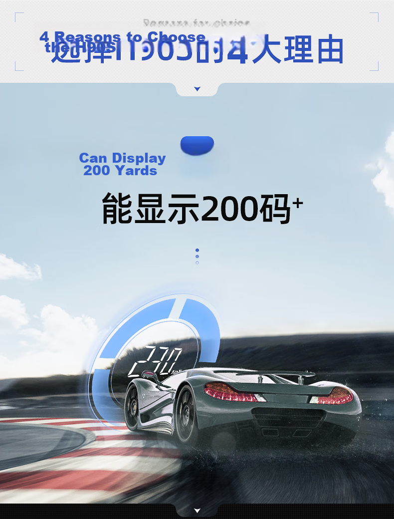 ActiSafety H90S Head-Up Display HUD Car OBD Windshield Projector Overspeed Alarm 3