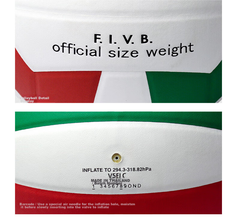 Molten Volleyball No. 4 Indoor Training And Competition Ball, PU Material, V4M4000 5