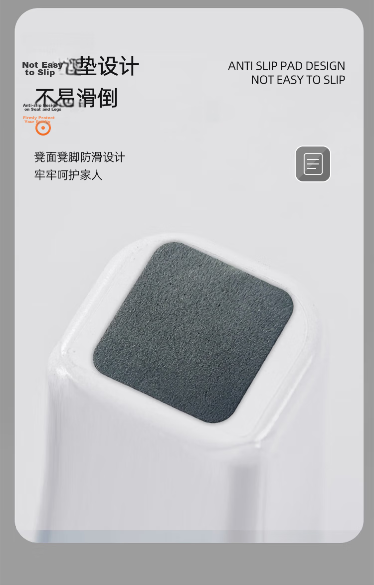 HOUYA Foldable Commode Stool Elderly Portable Mobile Toilet Bathroom Shower Chair 8