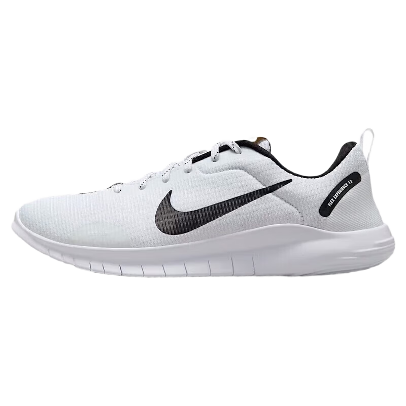 NIKE Men's Training Shoes FLEX EXPERIENCE RN 12 Sneakers DV0740-101 White And Black Size 41