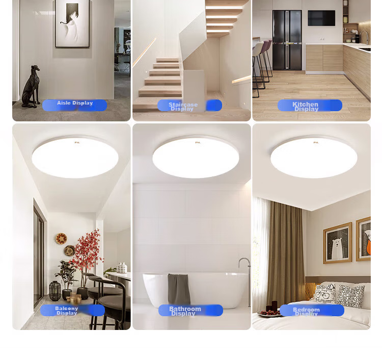 FSL Foshan Lighting High CRI LED Ultra-thin Waterproof Ceiling Light for Bedroom Corridor Balcony Study IP40 Moisture Dust Mosquito Resistant Simple Energy-saving 36W Cool White 14