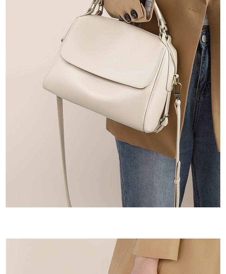 YUYULA Leather Handbag, Women's Crossbody Tote Bag, Large Capacity Brand Shoulder Bag, Practical Birthday And Mother's Day Gift for Mom 7