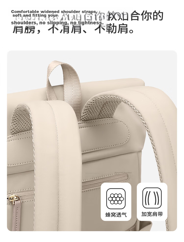GOLF Women's Backpack 14/16 Inch Laptop Bag for Apple Huawei College Student Travel Business Backpack 16