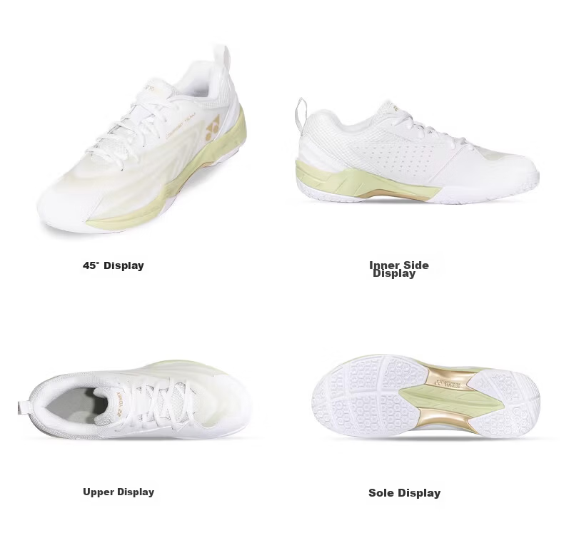 YONEX Badminton Shoes for Men And Women, Professional Shock-Absorbing Sports Shoes SHBCFT2EX White/blue 41 23
