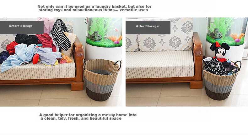 Jinghuisichuang Laundry Hamper, Clothes Storage Basket, Toy Organizer Bin, Large Capacity Foldable Laundry Basket 4
