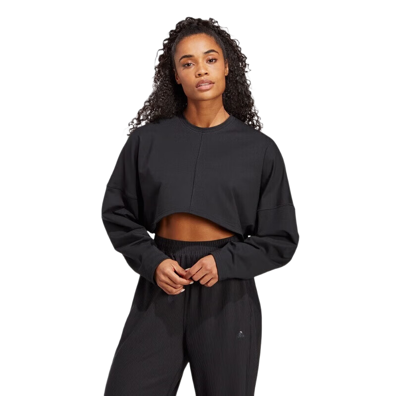 Adidas Women's Training Series YGA ST CRO SWT Sports Pullover HS8121 A/L Size