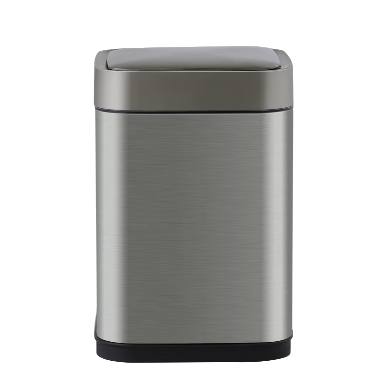 JAH Stainless Steel 10L Smart Sensor Trash Can with Lid for Living Room Kitchen Bathroom Toilet with Garbage Bag