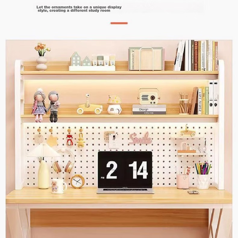 Gupujia Computer Desk, Home Simple Study Table, Long Rectangular Desk for Students, Writing And Learning Table, Gaming Desk, Office Desk 5