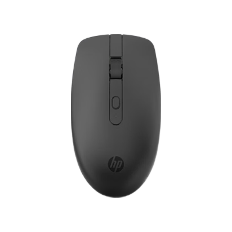 HP Silent Wireless Mouse Portable for Men and Women Home Business Office Dormitory 2.4G Wireless Black