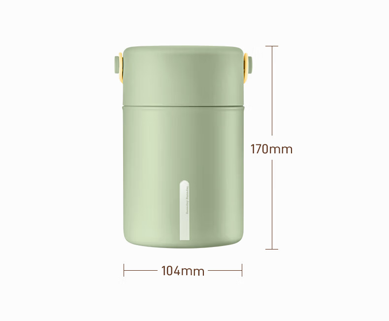 Joyoung 316L Stainless Steel Vacuum Insulated Food Jar Thermos Flask 800ml for Men, Women, and Students 20
