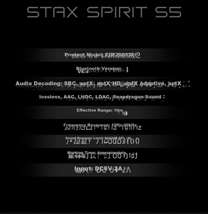 EDIFIER STAX SPIRIT S5 Over-Ear Planar Bluetooth Headphones HIFI Headphones Compatible with Apple Huawei Xiaomi Black 24