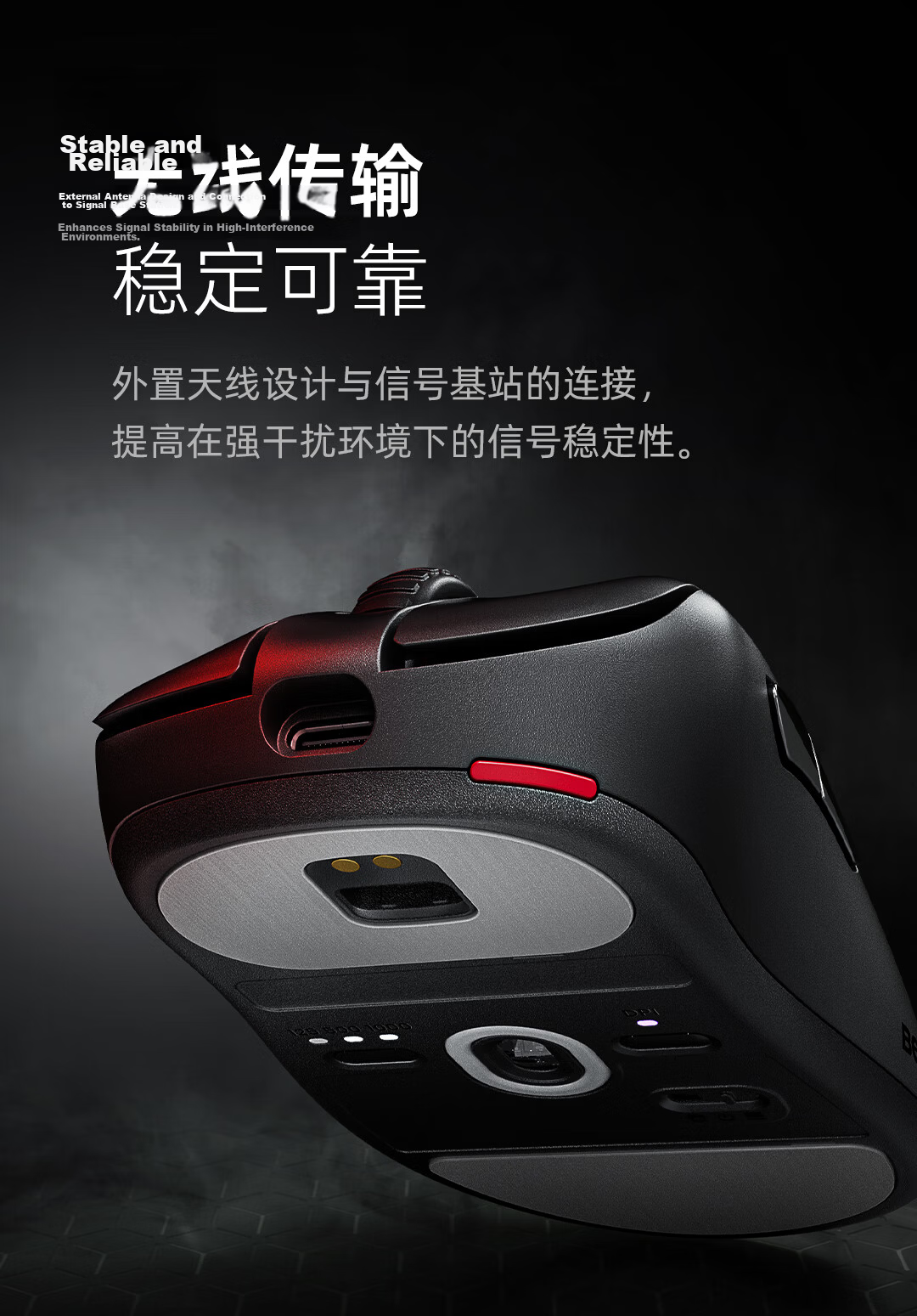 ZOWIE GEAR EC3-DW Wireless Mouse Gaming Mouse Ergonomic Design for CS2 PUBG LOL VALORANT Esports Mouse Grip-Friendly Desig 11