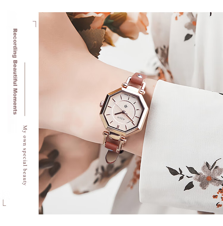 Julius [Best-Seller Recommendation] Women's Watch, Korean-Style Youthful Simple Watch, Student Watch, Waterproof Ladies' Wristwatch, Women's Watch 1055 6