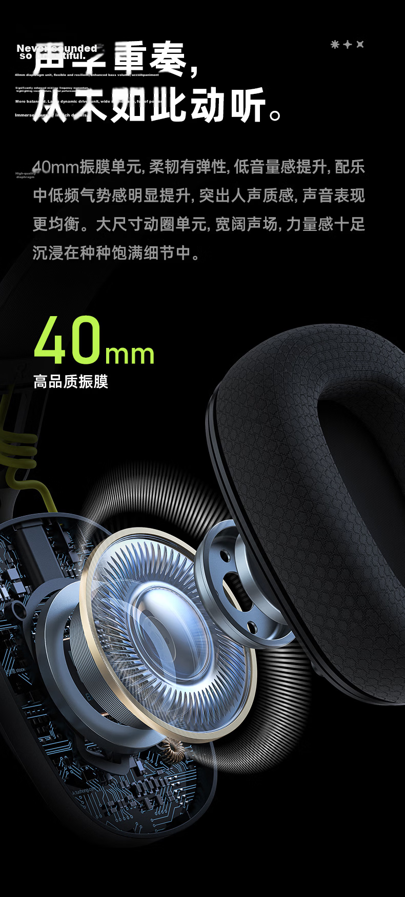 ONIKUMA Tri-Mode Gaming Bluetooth Headset Over-Ear High-Quality Call Noise-Cancelling Low Latency Wireless Headphones with Mic for PC Mobile Tablet Multi-Compatible Birthday Gift 3