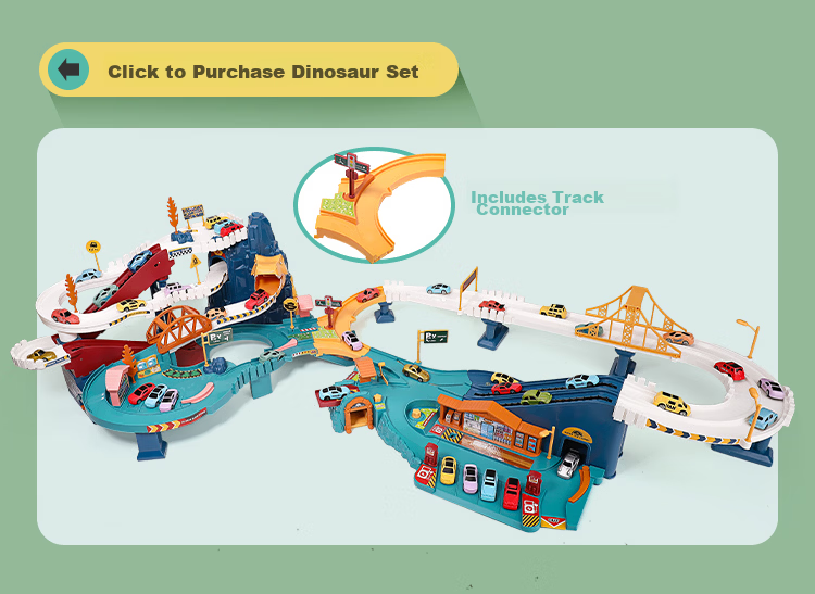 AoZhiJia Kids Toy 3-6 Years Boys Track Car Set Adventure Parking Lot Birthday Gift 18
