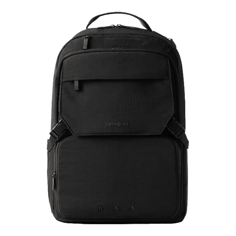 Samsonite Men's Backpack 15.6-inch Laptop Bag Commuter Casual Large Capacity Black NX5*001 Student School Bag