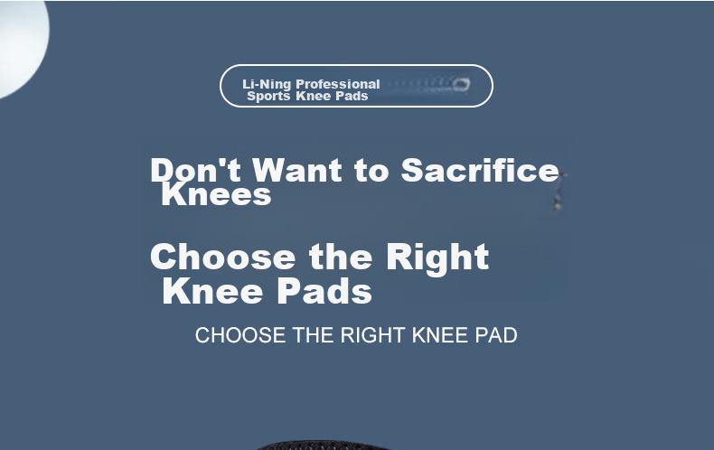 Li-Ning Knee Pads for Sports Running, Two-Pack, Meniscus Protection, Patellar Strap, Basketball Football Badminton Hiking Knee Support, Black, Size L 14