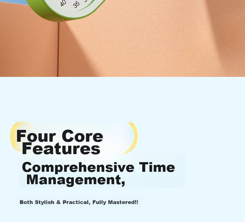 QITE Timer, Learn Self-Discipline, 2026 New Model for Primary School Students, Time Management Device, Electronic Alarm Clock, Countdown Reminder, Wake-Up Aid, Birthday Gift for Boys 3