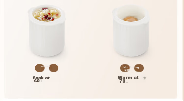 Midea Electric Stew Pot, Steamer Pot, Cooking Pot, Baby Food Steaming And Stewing All-In Electric Stew Cup, Soup Pot, Non-Coated Stainless Steel Electric Hot Pot, Baby Food Pot, Porridge Cooker, Double Boiler, Direct Stewing Soup Pot DZE1088 13